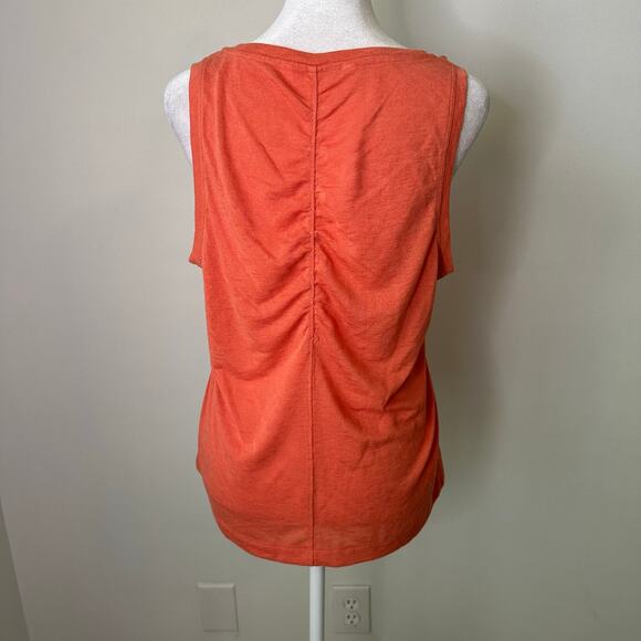 Athleta orange knit sleeveless tank top size M - Picture 4 of 10